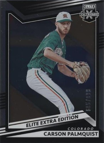 2022 Panini Elite Extra Edition - Carson Palmquist #88