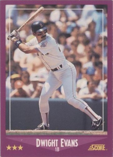 1988 Score - Dwight Evans #65