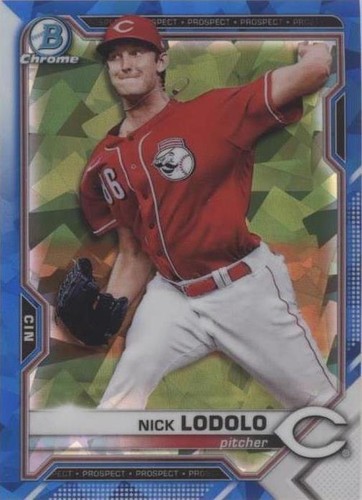 2021 Bowman Sapphire Edition - Nick Lodolo #BCP-20