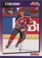 1991-92 Score American - Doug Brown #163