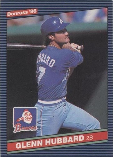 1986 Donruss - Glenn Hubbard #141