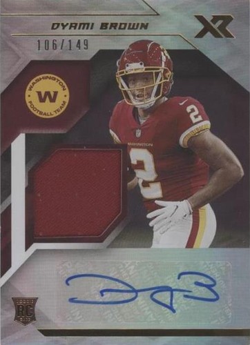 2021 Panini XR Dyami Brown #RSA-DBR