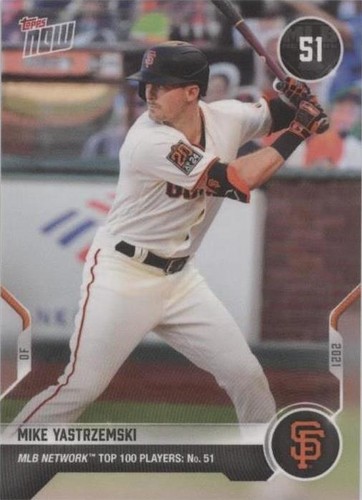 2021 Topps Now MLB Network Top 100 Players - Mike Yastrzemski #T-51
