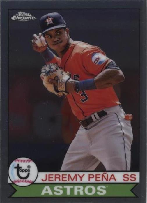 2023 Topps Chrome Lids Mitchell & Ness - Jeremy Pena #79-6