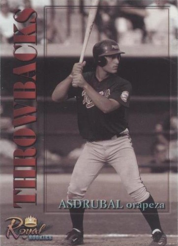 2001 Royal Rookies Throwbacks - Asdrubal Oropeza #10