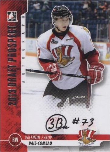 2013 In the Game Draft Prospects - Valentin Zykov #A-VZ