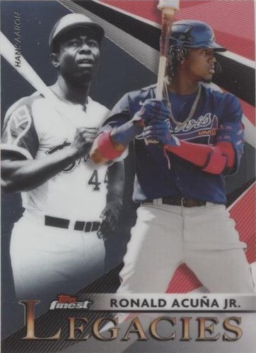 2021 Topps Finest - Hank Aaron Ronald Acuña Jr. #FL-RAJ