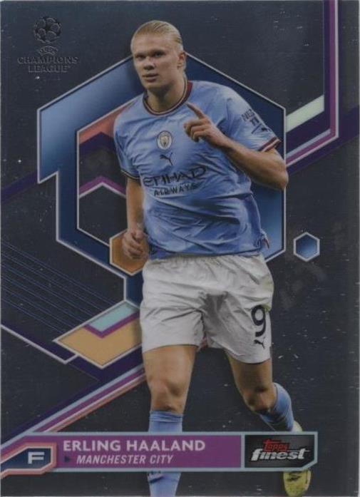 2022-23 Topps Finest UEFA Club Competitions Erling Haaland #9