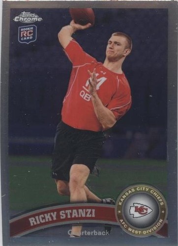 2011 Topps Chrome Ricky Stanzi #53