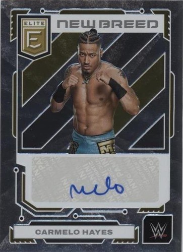 2023 Panini Donruss Elite WWE - Carmelo Hayes #NB-CHY