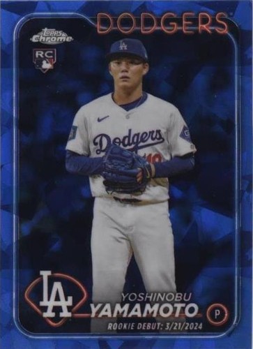 2024 Topps Chrome Update Series Sapphire Edition - Yoshinobu Yamamoto #USCS149