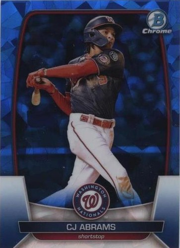 2023 Bowman Chrome Sapphire Edition - C.J. Abrams #74