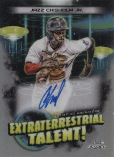 2023 Topps Cosmic Chrome - Jazz Chisholm #ETA-JC