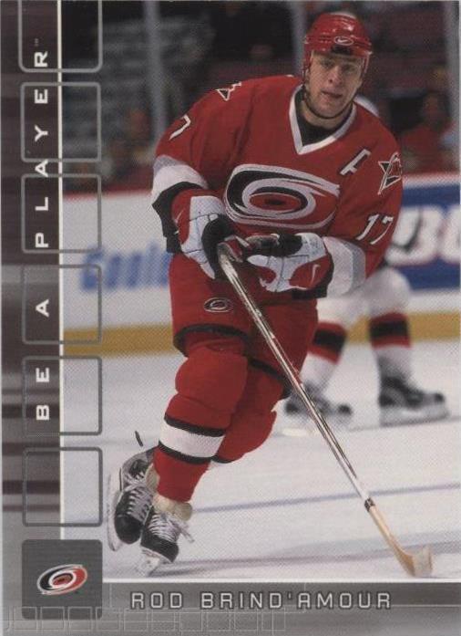 2001-02 In the Game Be A Player Memorabilia - Rod Brind'Amour #246