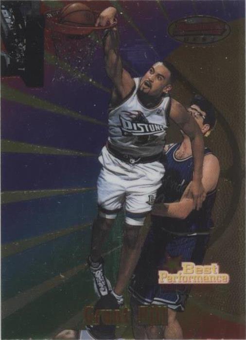 Grant Hill 1996-97 Bowmans Best Retro Atomic Refractor Rare