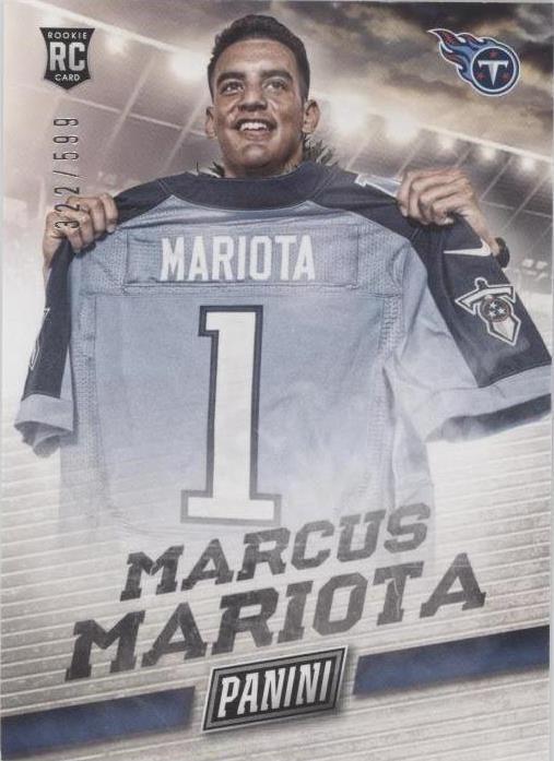 2015 Panini Father's Day Marcus Mariota #25