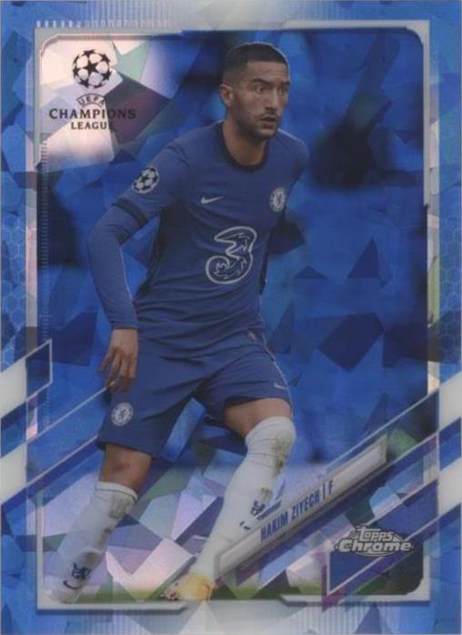 2020-21 Topps Chrome UCL Sapphire Edition Hakim Ziyech #84