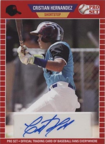 2021 Leaf Pro Set Baseball Blaster - Cristian Hernandez #PS-CH2