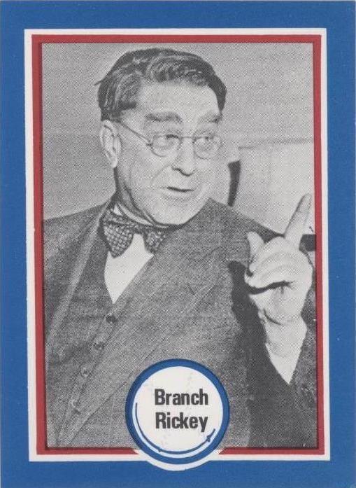 1976 Shakey's Baseball's Hall of Fame - Branch Rickey #106