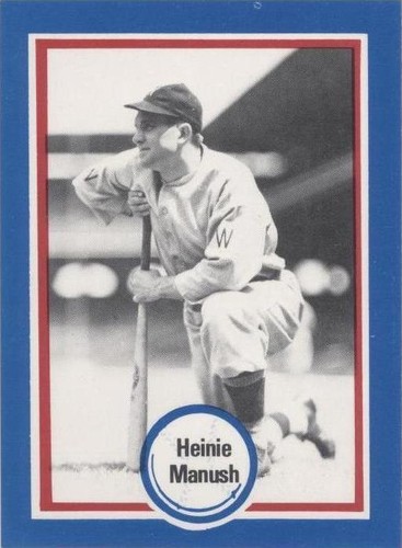 1976 Shakey's Baseball's Hall of Fame - Heinie Manush #100