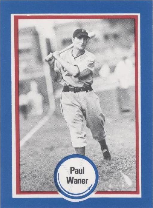Salón de la Fama del Béisbol Shakey's 1976 - Paul Waner #62