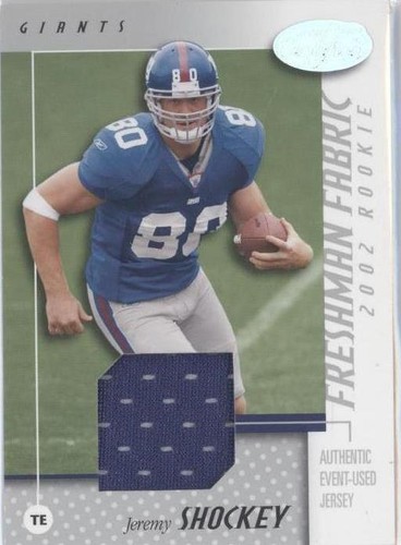 2002 Leaf Certified Jeremy Shockey #126