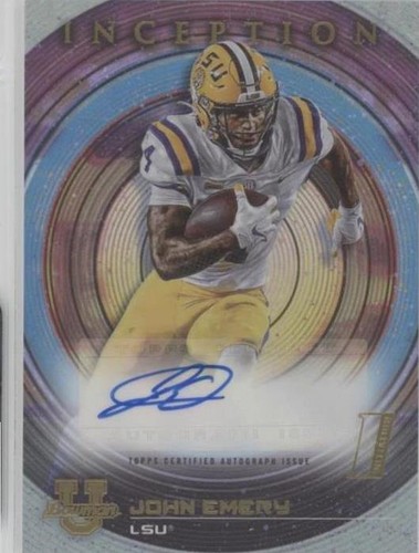 2022-23 Bowman Inception University John Emery Jr. #BIA-JE