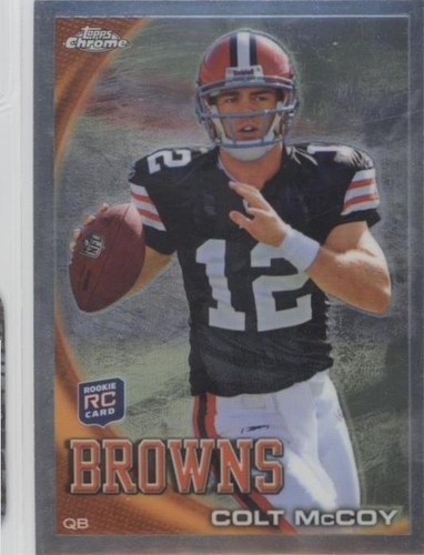 2010 Topps Chrome Colt McCoy #C70