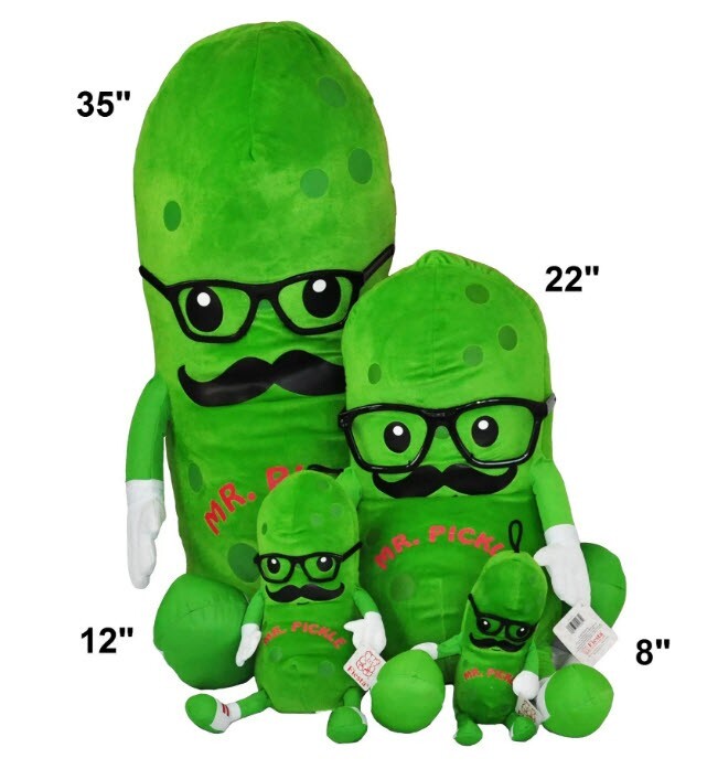 NEW - Huge 35 inch Mr. Pickle Plush Stuffed Animal from Fiesta