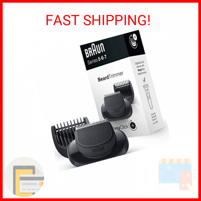 Braun EasyClick Beard Trimmer Attachment for Series 5, 6 and 7 Electric Razors