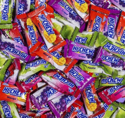  HI-CHEW -ASSORTED Juicy Chewy BULK Candy - ASSORTED FLAVORS- 1/2 POUND