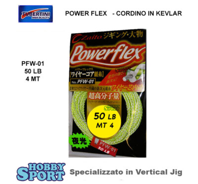 ZAITO POWER FLEX PFW01 CORDINO 50 LB 4 MT PER ASSIST HOOK OWNER MADE IN JAPAN