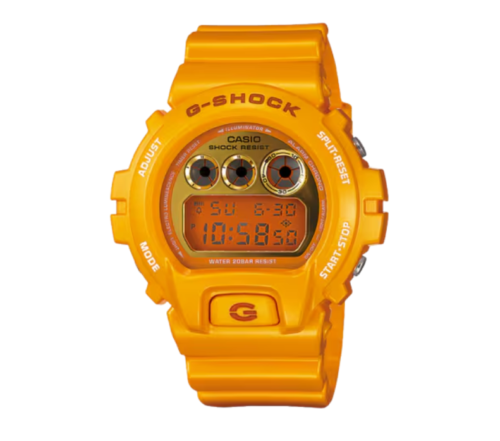 Pre-owned Casio Rare  G-shock Metallic Colors Men's Watch Dw-6900sb-9 Yellow
