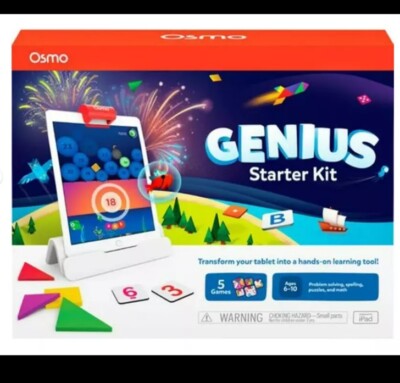 Osmo - Genius Starter Kit for iPad - 5 Hands-On Learning Games - STEM - Ages 6-1