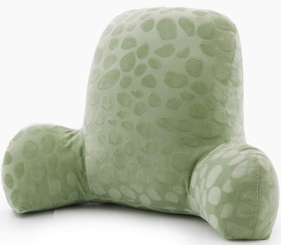 Reading Pillow Best Backrest Support Bed Chair Arm Rest Relax Comfort Green