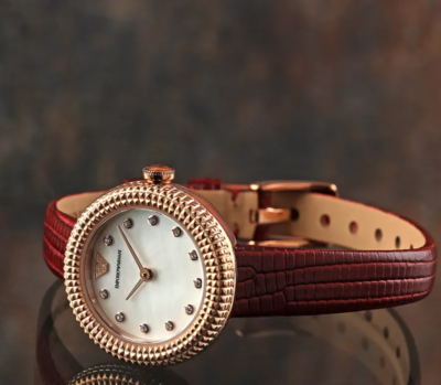 Armani crystal watch outlet