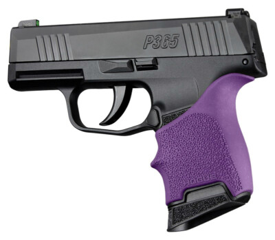 Hogue HANDALL Beavertail Rubber Grip Sleeve For Sig Sauer P365-Purple-18706