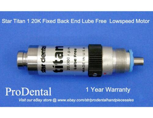 Star Titan 1 - 20,000 rpm Fixed Back End Lube Free Dental Handpiece Motor