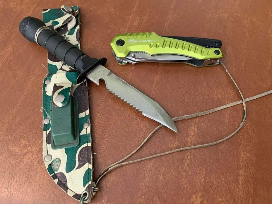 K-Bar Style Knife & Magnus Kilimanjaro Multi-Tool Knife