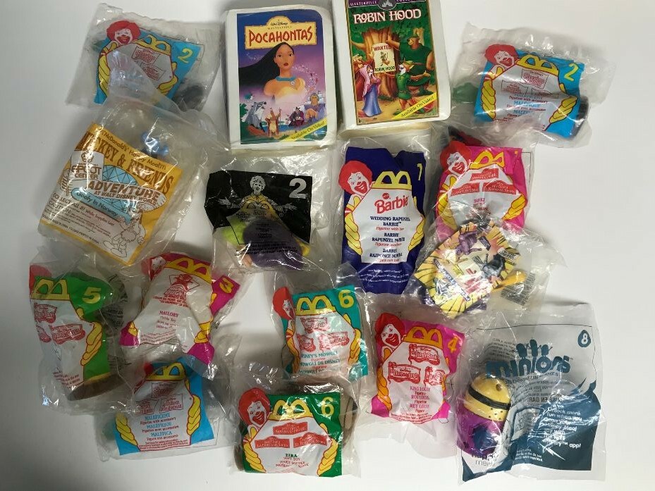 Lot of 17 McDonald's Happy Meal Toys Unopened 1993, 1995