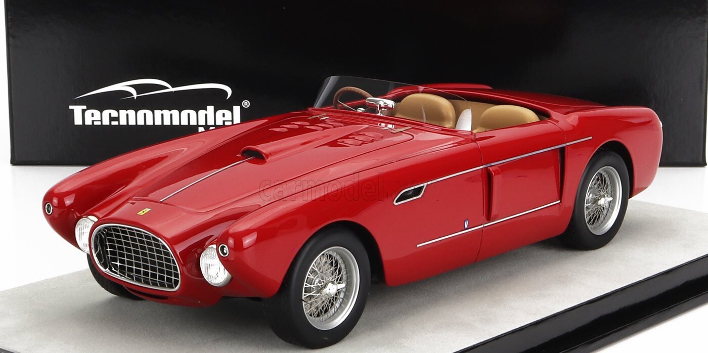 Ferrari - 120台限定 1/18 Tecnomodel フェラーリ 340 メキシコ Tecnomodel FERRARI 340 MEXICO SPIDER PRESS 1953 RED LimEd