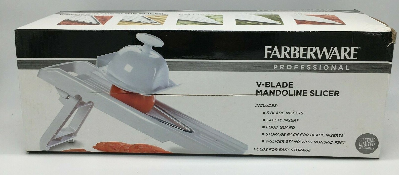 FARBERWARE PROFESSIONAL 5BLADE VBLADE MANDOLINE SLICER MODEL 5050405
