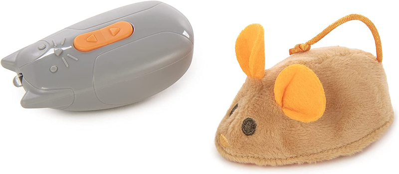 Smartykat Race 'N Chase Electronic Motion Remote Controlled Mouse Cat Toy, Batt