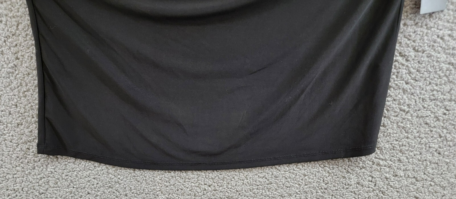 VINCE CAMUTO Draped Crossover Top Women's XL Black Solid Sleeveless Pullover - Picture 4 of 14