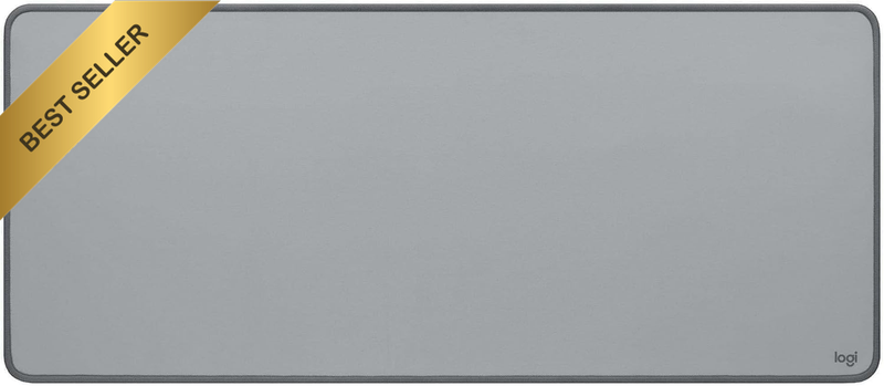 Studio Series Mid Grey Multifunctional Large Desk Pad Extended Mouse Mat