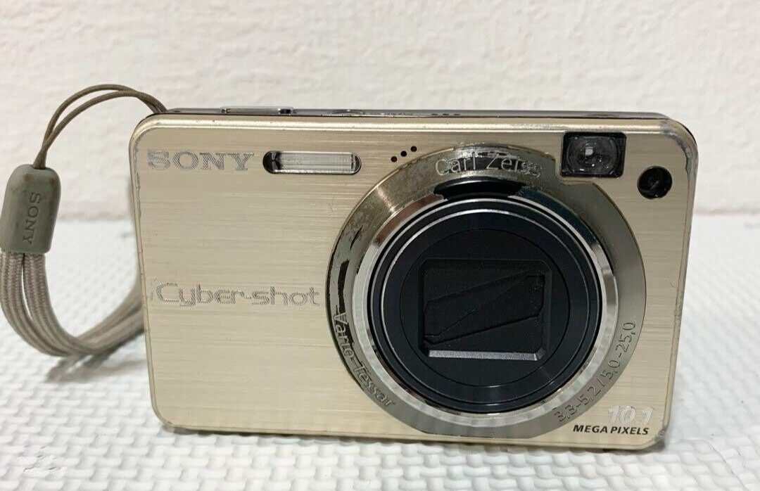 Sony Cyber-shot DSC-W170 10.1MP Digital Camera - Gold Rare Sony Cyber-shot DSC-W170 10.1MP Digital Camera - Gold Rare