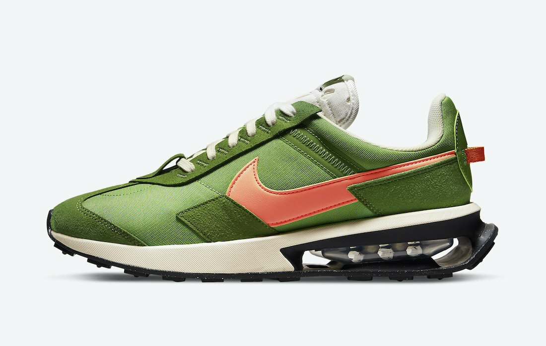 Мужские кроссовки Nike Air Max Pre-Day LX Chlorophyll Green Treeline Orange DC5330-300 размер 8