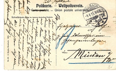 ANTIQUE GERMANY CPA POSTCARD CARTE POSTALE POSTKARTE : ROMBACH