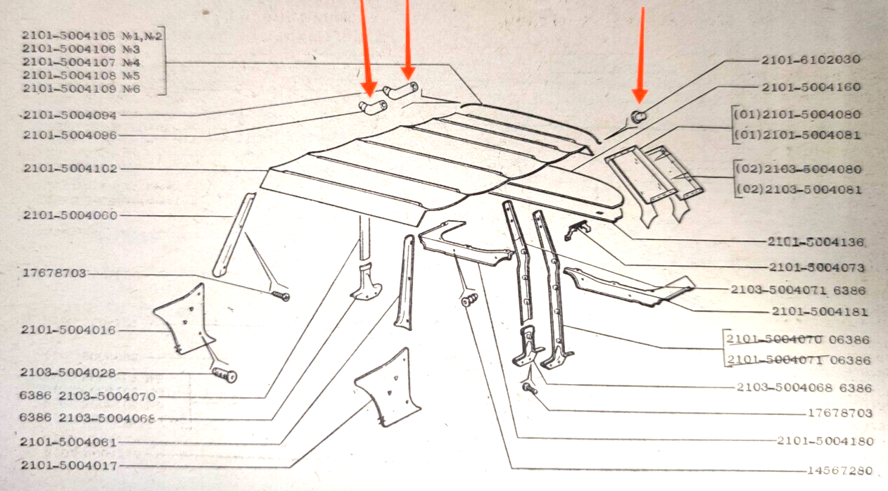 Tapizado del techo + montar LADA 2101 2106 2107 LADA 1600 headliner headlining
