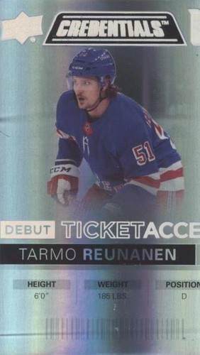 2021-22 Upper Deck Credentials - Tarmo Reunanen #83